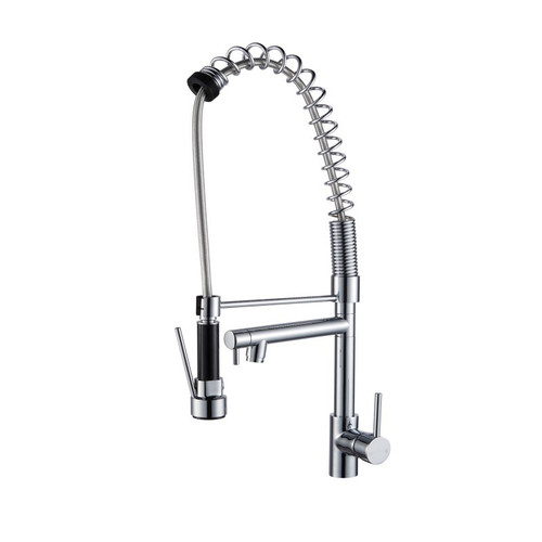Chrome Pull Out Kitchen Mixer