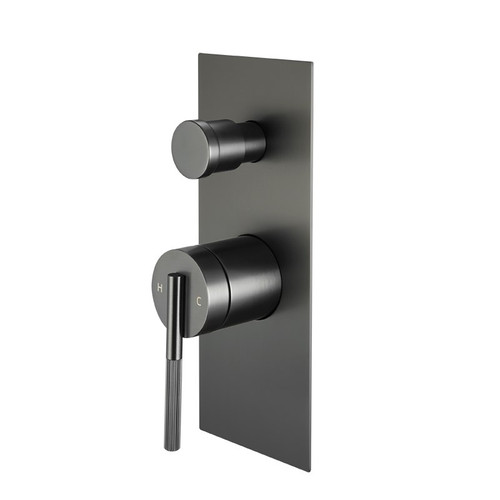 CADDENCE - Brushed Gunmetal Diverter Mixer