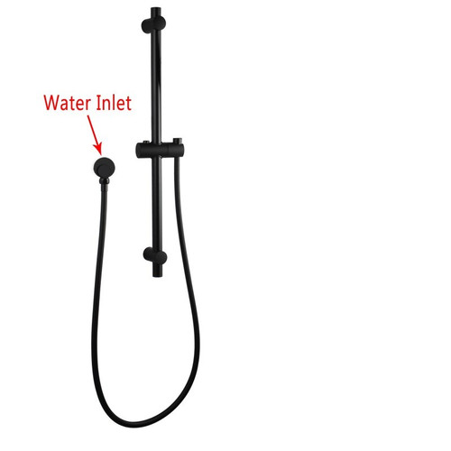 Black Shower Rail