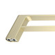 VOG - 600mm Light Brushed Brass Double Towel Rail