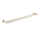 LUCID PIN - Light Brused Brass Cuttable Double Towel Rail