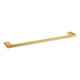 Bellino Brushed Yellow Gold Zinc Alloy 800mm Single Towel Rail