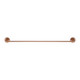 LUCID PIN - 800mm Brushed Copper Cuttable Single Towel Rail