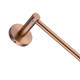 LUCID PIN - 800mm Brushed Copper Cuttable Single Towel Rail