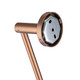 LUCID PIN - 800mm Brushed Copper Cuttable Single Towel Rail