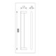 Bellino Matte Black 800mm Double Towel Rail