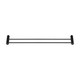 600mm Black Double Towel Rail