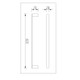 Bellino Gun Metal Grey 600mm Single Towel Rail