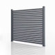 KF Assembled Horizontal Slats Fence