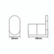 RUSHY - Gunmetal Robe Hook