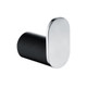 RUSHY - Black & Chrome Robe Hook