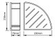 IVANO - Black Stainless Steel Shelf