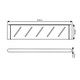 RUSHY - Brushed Nickel Shelf