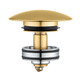 Brushed Brass Pop Up Waste Universal