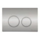 R & T Chrome ABS Push Plate(Round Button)