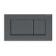 Sigma30 Matte Black with Black Trim ABS Dual Flush/Access Plate(Square Button)