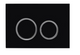 R & T Matte Black ABS Push Plate(Round Button)