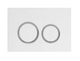 R & T White ABS Push Plate(Round Button)