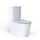 Arrow Armino 670*380*810mm Dual Flush Washdown Two-piece Ceramic Toilet Suite Soft Closed Seat