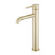 LUCID PIN - Light Brushed Brass Tall Basin Mixer