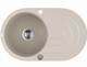 470x780x204mm Beige Granite Single Bowl Kitchen Sink