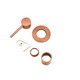 LUCID PIN Brushed Copper Wall Mixer Trim Kit Only (match CLPM)