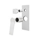 RUSHY Series Brushed Nickel Diverter Mixer Trim Kit (match CLPD)