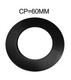 Black Cover Plate 60mm