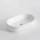 520x300x120mm Gloss White Above Counter Basin