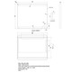 700x800mm Framed LED Mirror