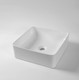 370x370x130mm Gloss White Above Counter Basin