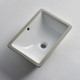 465x335x180mm Gloss White Undermount Basin