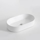 520x300x120mm Matte White Above Counter Basin