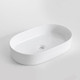 605x380x125mm Gloss White Above Counter Basin