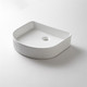 415x365x100mm Gloss White Above Counter Basin