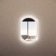 600*900mm 3 Lighting Options controlled Touch Sensor Switch Frontlit and Backlit Brushed Copper Framed LED Mirror