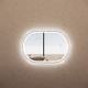 600*900mm 3 Lighting Options controlled Touch Sensor Switch Frontlit and Backlit Brushed Copper Framed LED Mirror