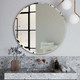 600mm Bevel Edge Round Plain Mirror