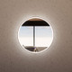 600mm Brushed Copper Framed LED Mirror
