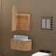 600*900*150mm Carysil Imperial Original Walnut Melamine Plywood Arch Shaving Cabinet(Single Door)
