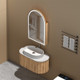 600*900*150mm Carysil Imperial Original Walnut Melamine Plywood Arch LED Shaving Cabinet(Single Door)