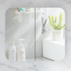 900*800*150mm Carysil Grand Matte White Melamine Plywood Shaving Cabinet(Double Doors)