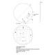 900mm LED Mirror