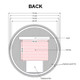 750mm Carysil Round 3 Color Lighting Frontlit LED Mirror Touch Sensor Switch Defogger Pad