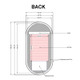 450*900mm Carysil Oval 3 Color Lighting Gun Metal Grey Framed Backlit LED Mirror Touch Sensor Switch Defogger Pad