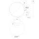 700mm Matte Brushed Gold Framed Mirror
