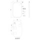 450x750mm Matte Brushed Gold Framed Mirror