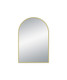 600x900x21.5mm Matte Brushed Gold Framed Mirror