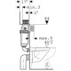 GEBERIT Kappa Under Counter Mechanical Low Level Concealed Cistern 4.5/3L
