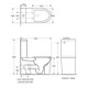 805*390*890mm Disable Toilet Suite